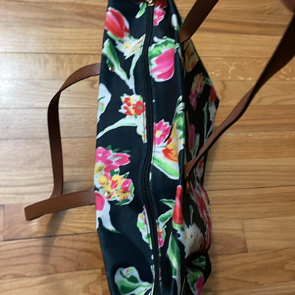 Ralph Lauren‎ floral print nylon tote bag - Picture 4 of 11